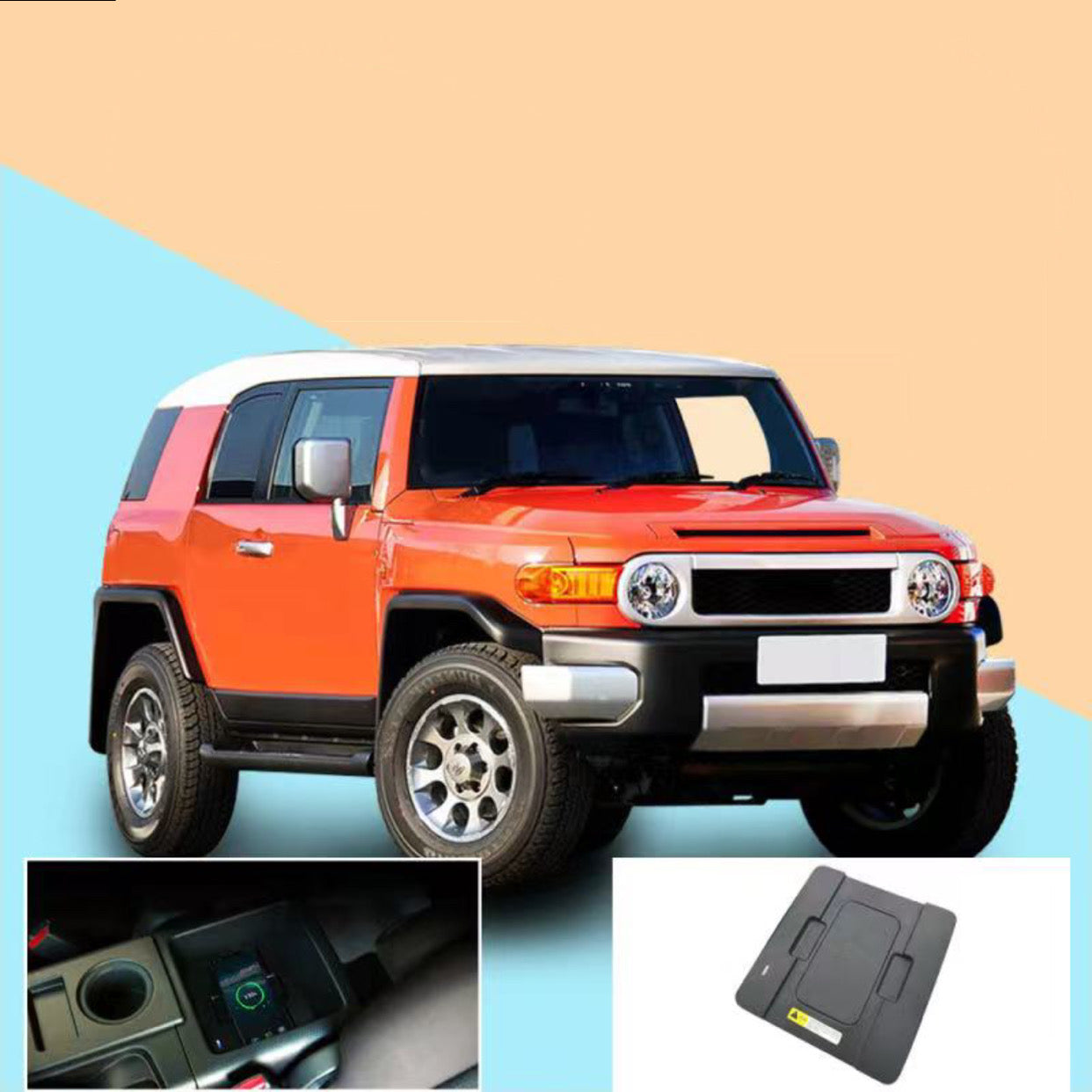 Wireless Charger Toyota FJ 2007-2025