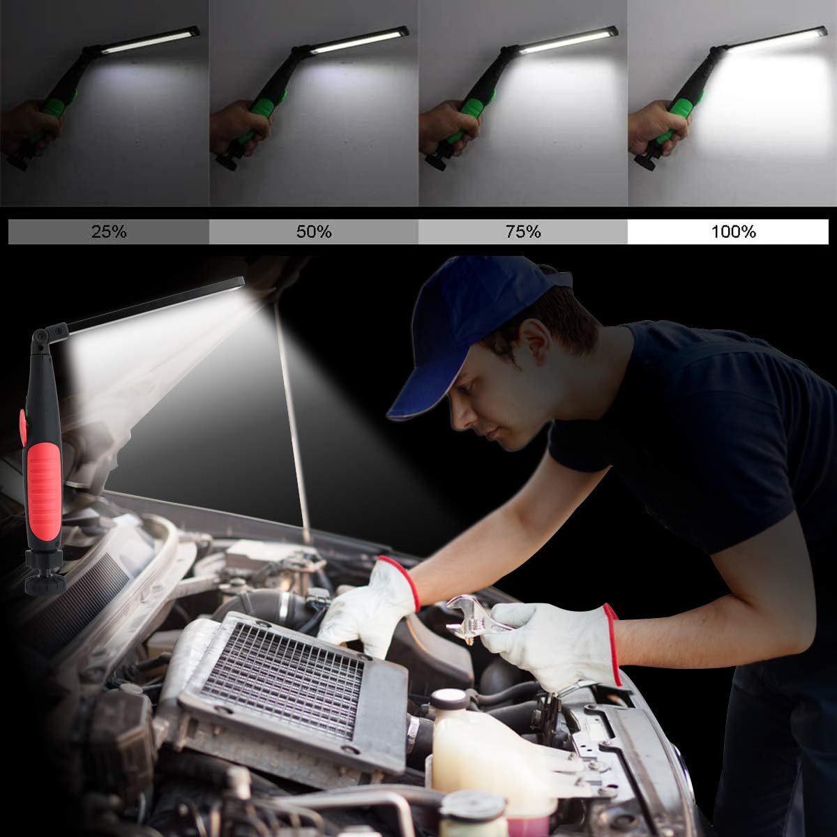 LED Work Light | 360°Rotate Foldable